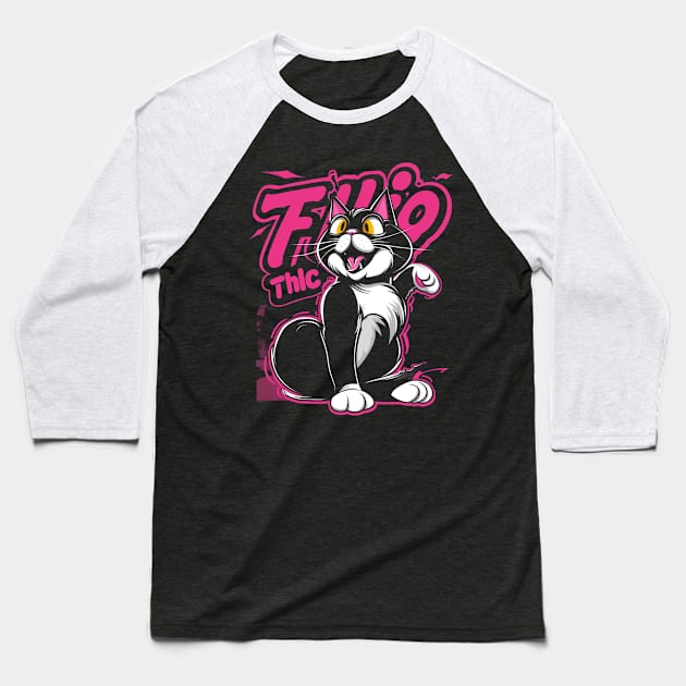 Felix The Cat Creativity Baseball T-Shirt by Tosik Art1